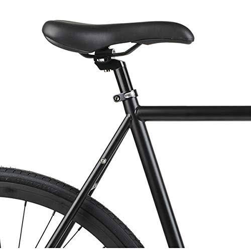 Retrospec Harper Coaster Fixie Style Single-Speed Commuter Bike with Foot BRAKE, Size 43cm - XS, Black