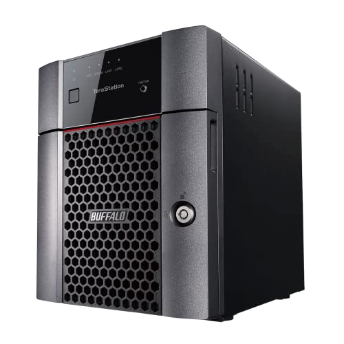 BUFFALO TeraStation Essentials 4-Bay Desktop NAS 8TB (4x2TB) with HDD Hard Drives Included 2.5GBE / Computer Network Attached Storage/Private Cloud/NAS Storage/Network Storage/File Server
