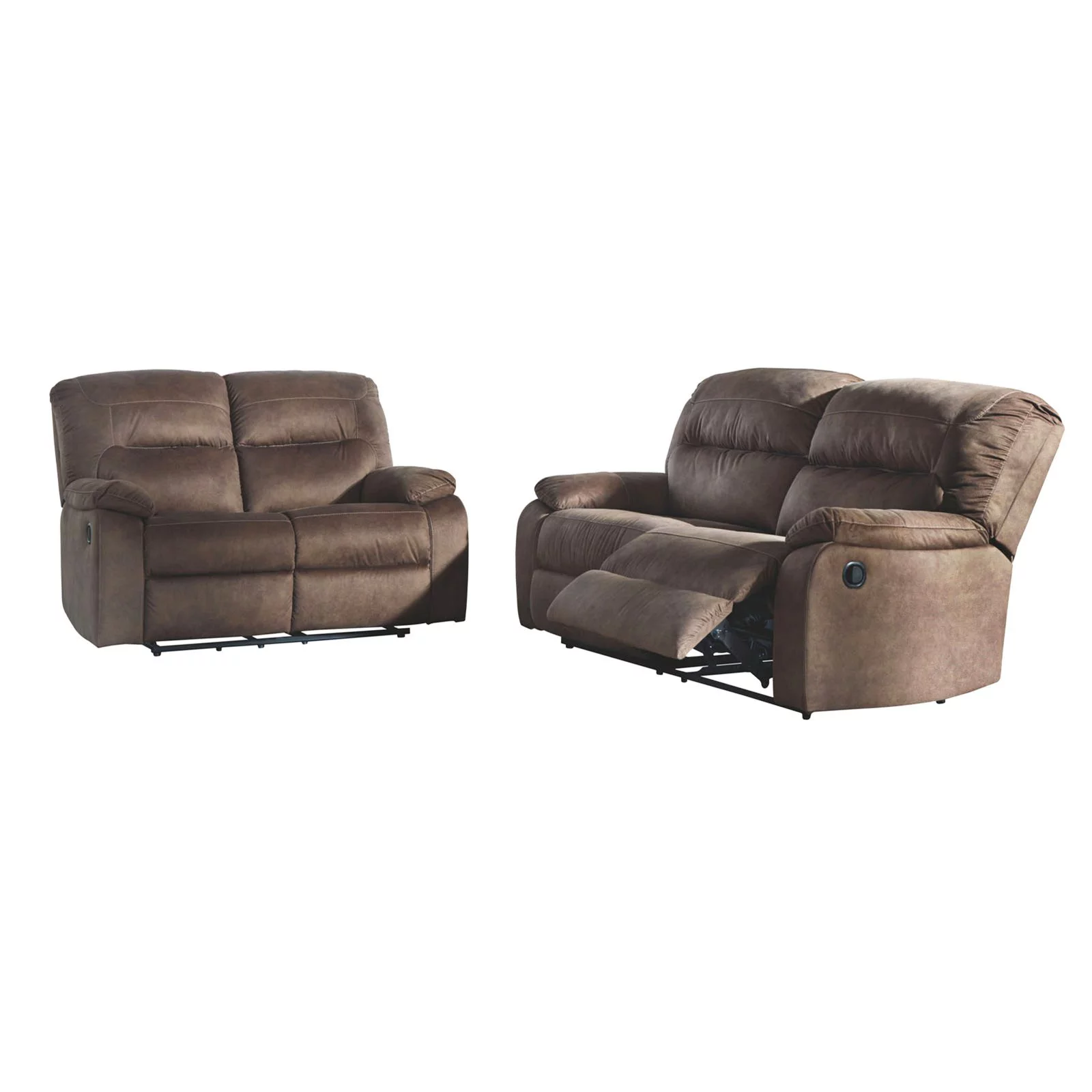 Signature Design by Ashley Bolzano Reclining Loveseat in Coffee