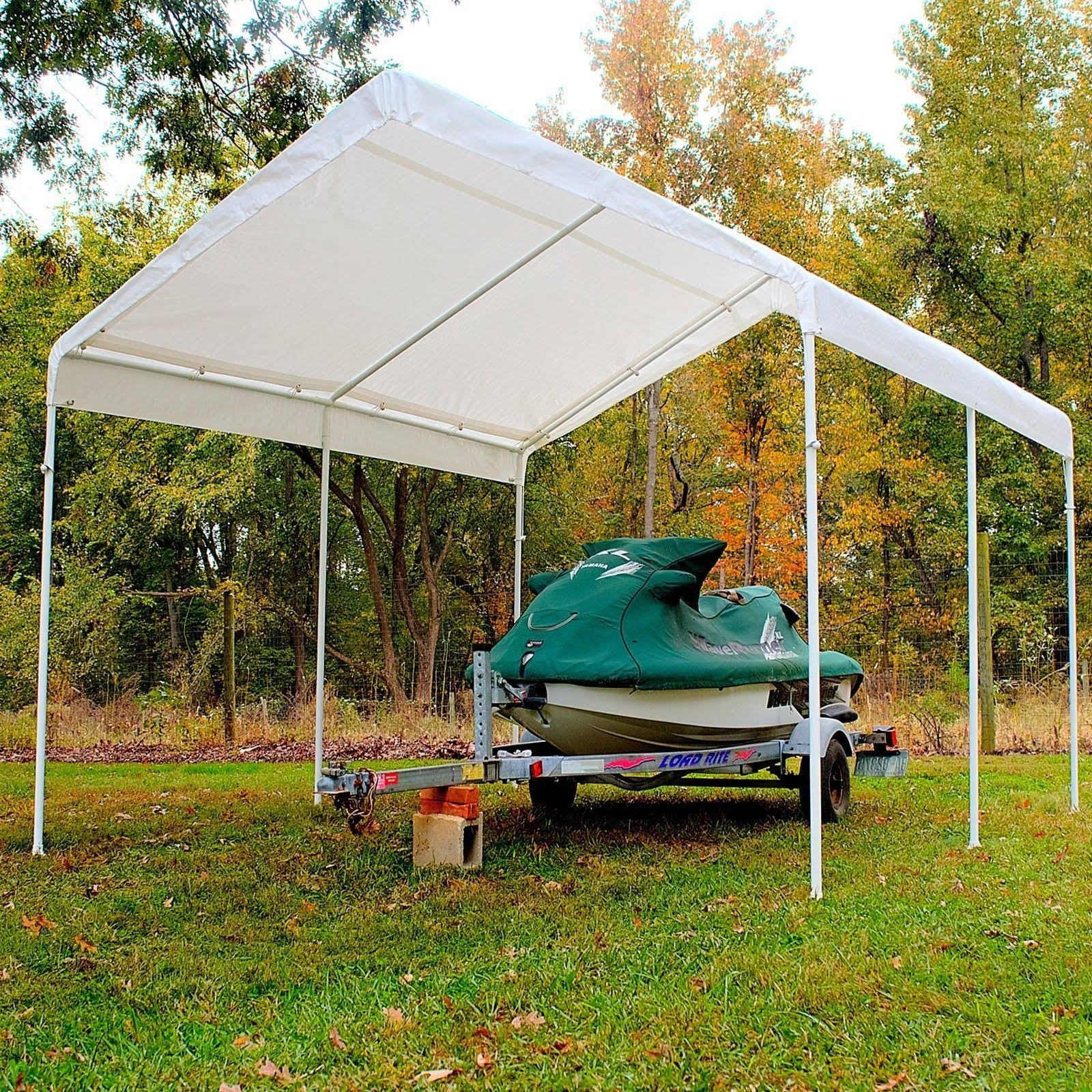 King Canopy 10 x 13 ft. White Drawstring Replacement Cover