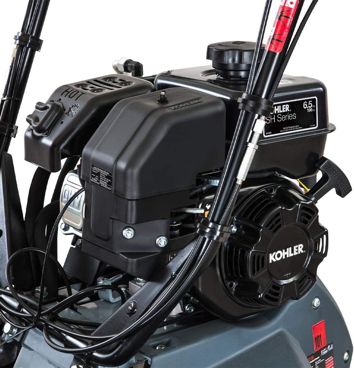 XtremepowerUS 61036 Track Wheel Barrow Gas 6.5hp Wheelbarrow All Terrain Utility Cart Motorized Wagon