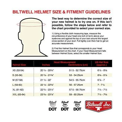 Biltwell Lane Splitter Helmet - Closeout - Hazard Orange - XL