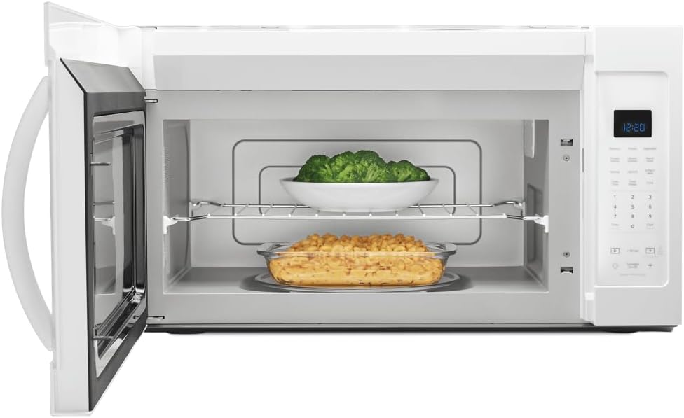 Whirlpool 1.9 cu. ft. Over The Range Microwave in White with Sensor Cooking and Steam