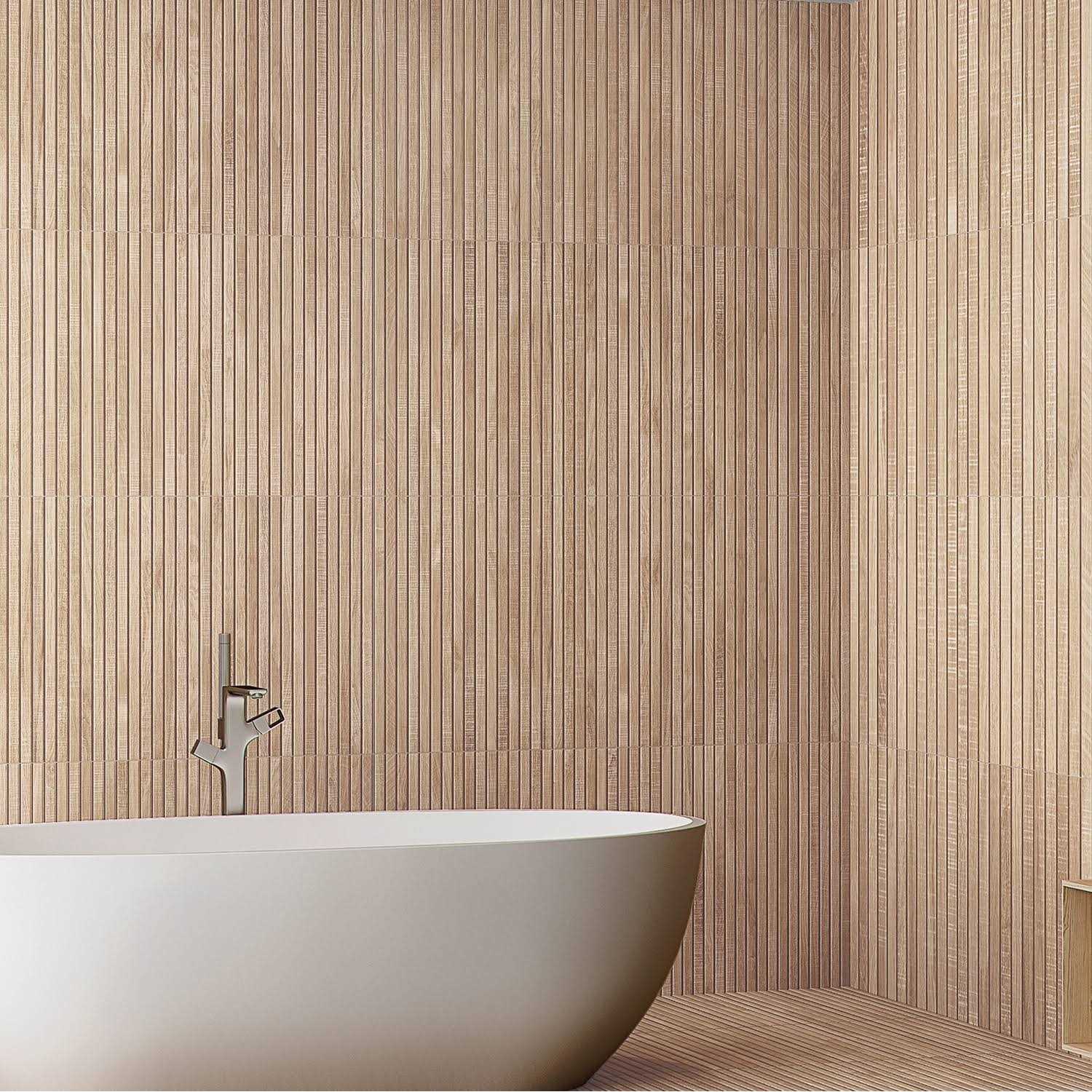 Bond Tile Auburn Ribbon Maple 24 in. x 48 in. Matte Porcelain Floor and Wall Tile - Shop Hardware Tools Online Store
