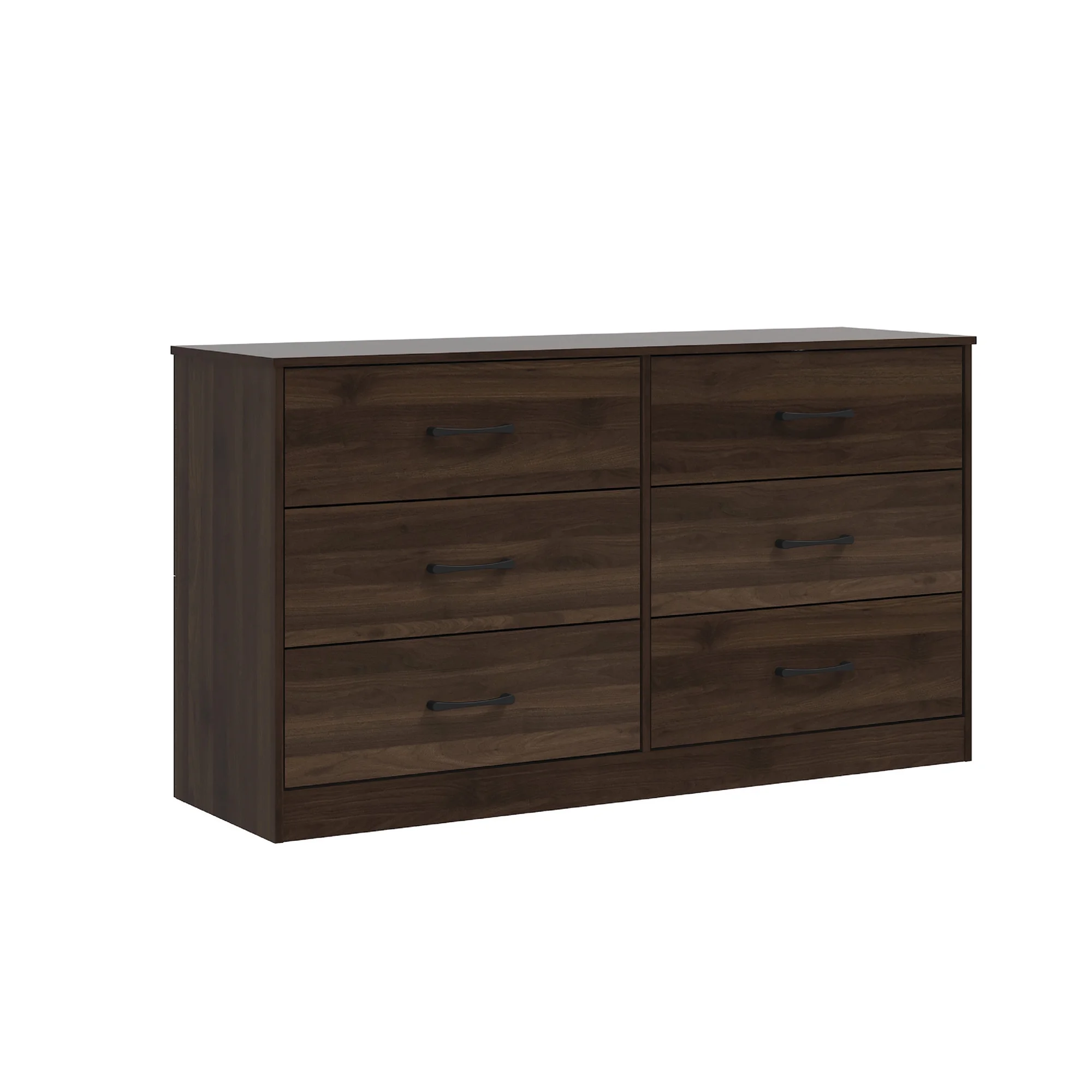 Mainstays Ardent 6 Drawer Dresser, Dark Walnut