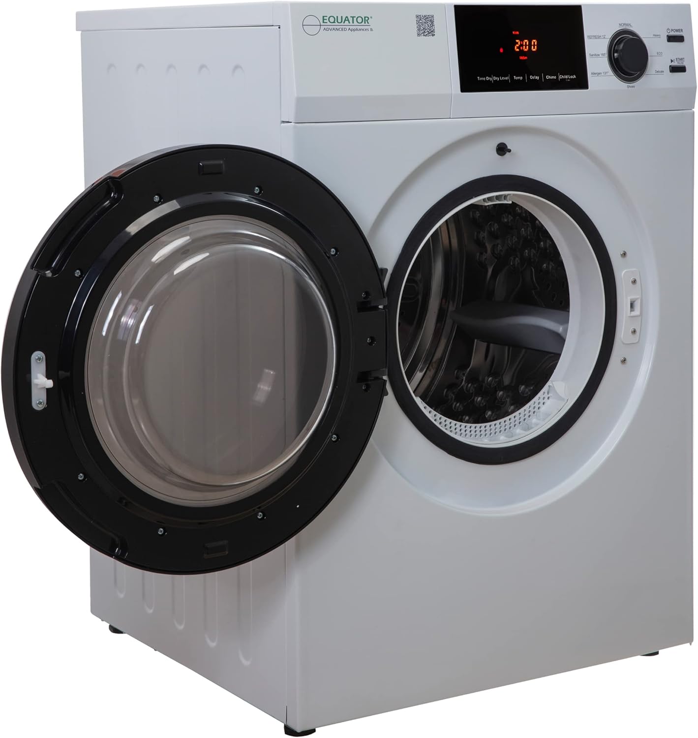Equator 24" 220V Vented SENSOR Dryer 4cf/18lbs Touch Control DIGITAL
