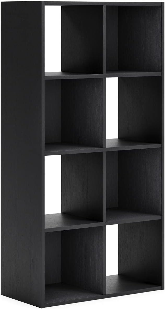 Ashley Furniture Langdrew Eight Cube Organizer, 8, Black