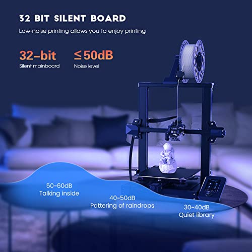 2024 New Version Creality Ender 3 S1 Pro with 200mm/s Printing Speed, Sprite Direct Extruder CR Touch Auto Leveling 300℃ High-Temp Print, Dual Z-axis Screw Build Volume 8.66x8.66x10.63 inch