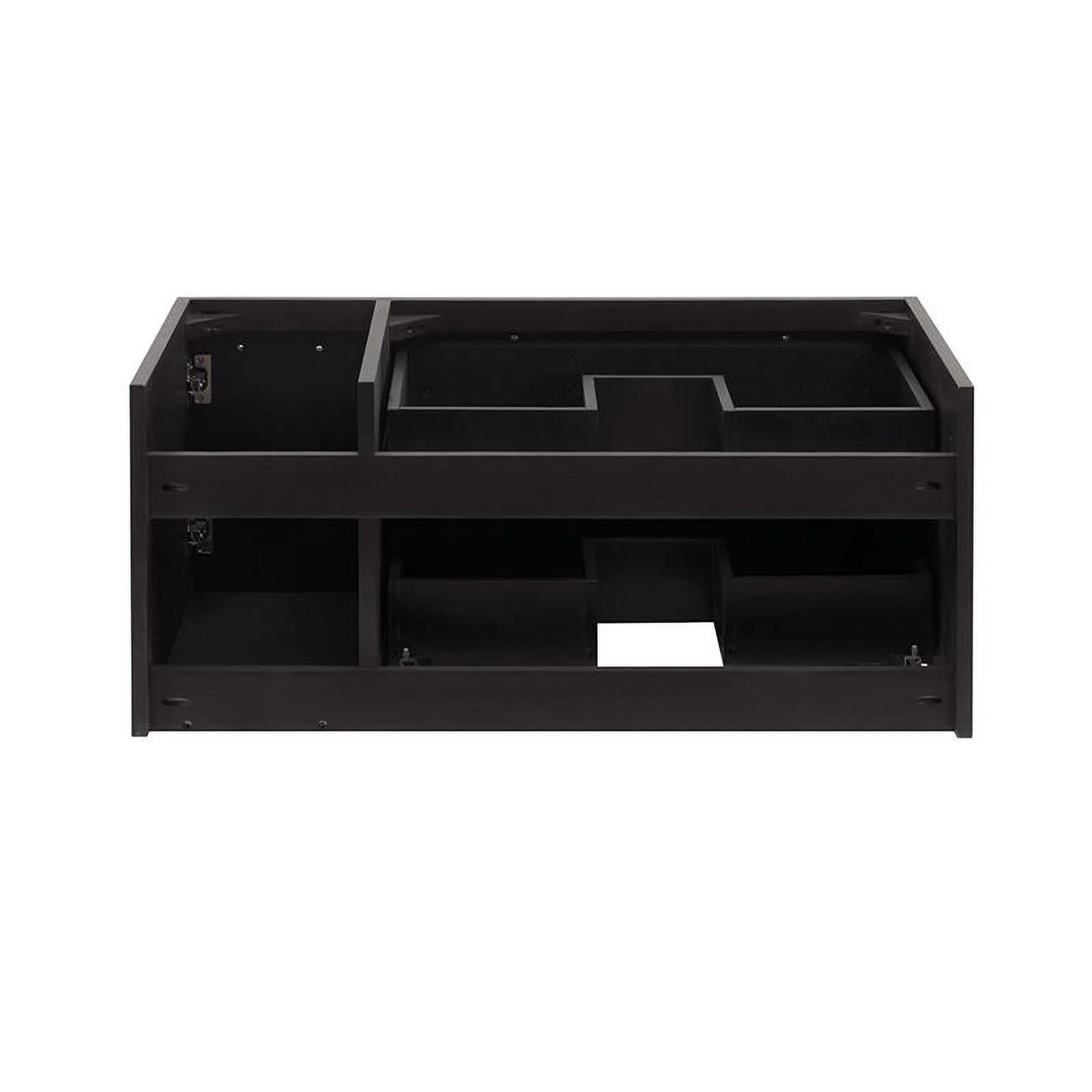 Fresca Lucera 36" Wall Hung Vessel Sink Wood Bathroom Cabinet - Left in Espresso