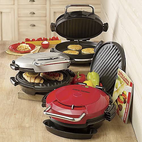 Red George Foreman GRP0720RQ Grilling Machine Electric Nonstick Grill
