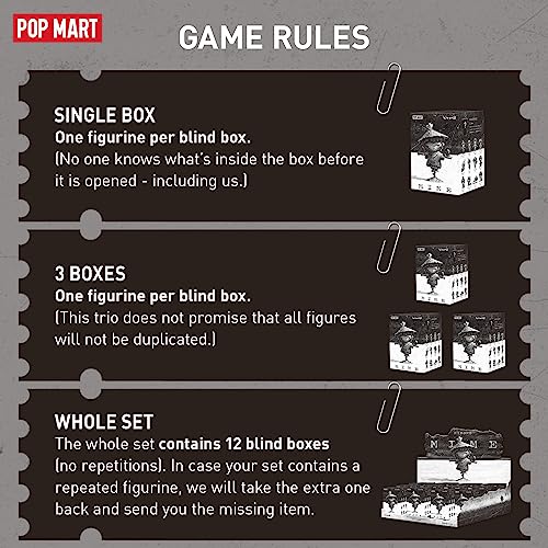 POP MART Hirono Mime Series Figures, 12PCs Hirono Blind Box Figures, Random Design Action Figures Collectible Toys Home Decorations, Holiday Birthday Gifts for Girls and Boys, Whoel Set