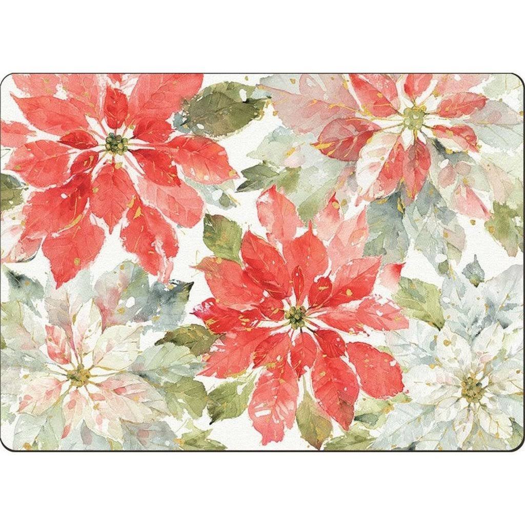 Cala Home 4 Premium Hardboard Placemats Table Mats, Home for The Holiday