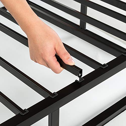 ZINUS Quick Lock Metal Smart Box Spring / 9 Inch Mattress Foundation / Strong Metal Structure / Easy Assembly, Full, White