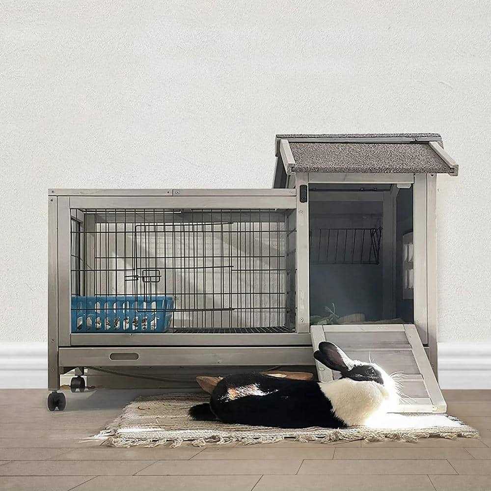 Aivituvin Rabbit Hutch Bunny Cage AIR24 - Pet Supplies online store