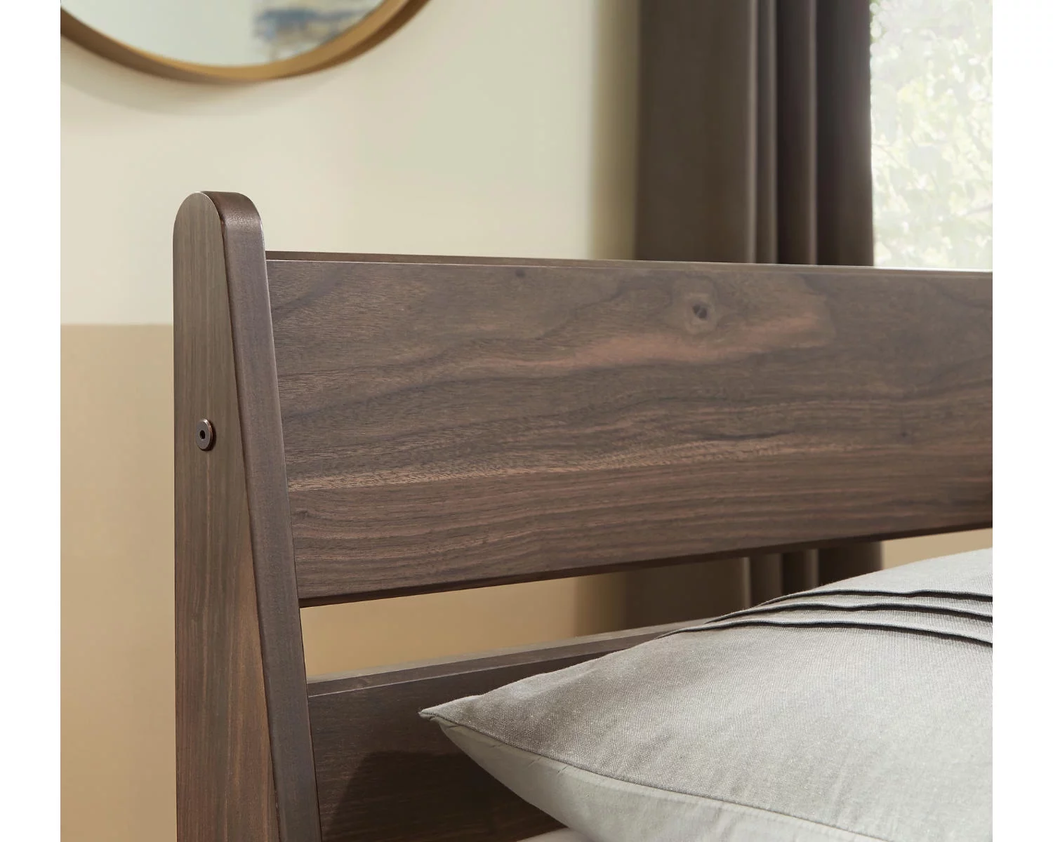 Signature Design by Ashley Casual Calverson Queen Panel Headboard  Mocha