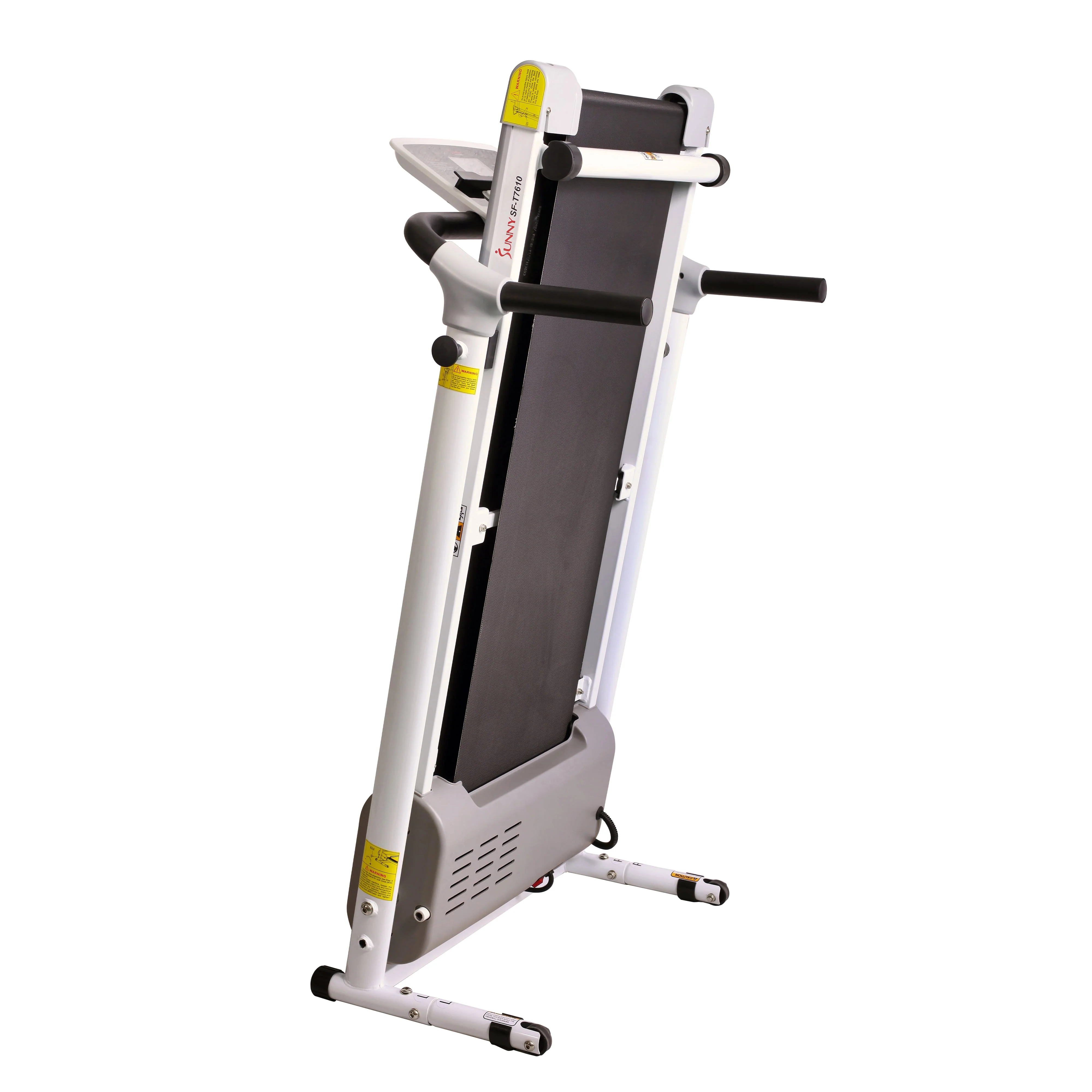 Sunny Health & Fitness Easy Assembly Motorized Treadmill for Walking, Running, Home Gym Workout Exercise, Foldable, SF-T7610