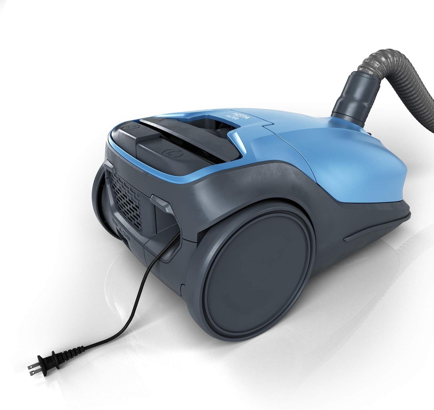 Kenmore 200 Series 14 Inch Adjustable Bagged Canister Vacuum Cleaner, Blue