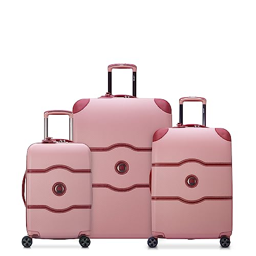 DELSEY PARIS Chatelet Air 2.0 Hardside Luggage with Spinner Wheels, Angora, Checked-Large 28 Inch