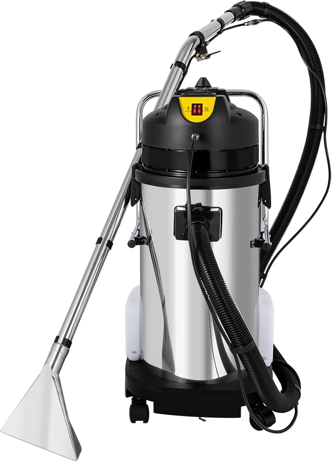 Carpet Cleaner Machine 40L/11gal Commercial Floor Cleaning Machines with Circulating Air Cooling Systems 1034W Carpet Extractor Suitable for Cleaning Carpet, Vacuuming and Watering/Two Packages
