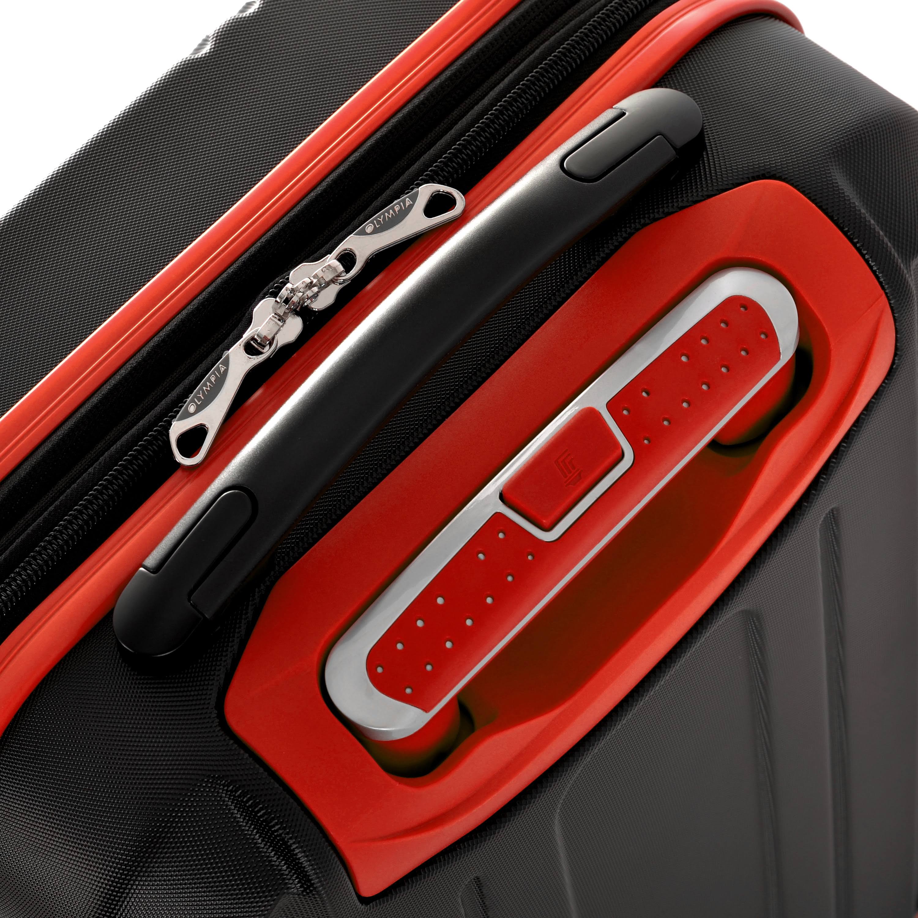 Olympia Apache II Carry-On Hardside Spinner Suitcase - 21x22 - Black