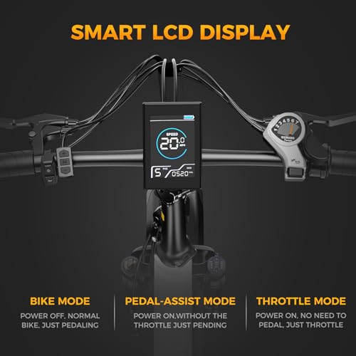 Jasion X-Hunter Electric Bike for Adults,1400W Peak Motor 30MPH Max Speed,624WH Removable Battery Full Suspension 20 * 4.0 Fat Tire Foldable Ebike, 7-Speed Bicycles,with Basket and Cable Lock