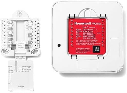 Honeywell TH6320WF2003 T6 Pro Smart Thermostat programmable with up to 3 Heat/2 Cool Heat Pump or 2 Heat/2 Cool Conventional with Extended 5-Year Warranty (TH6320WF2003)