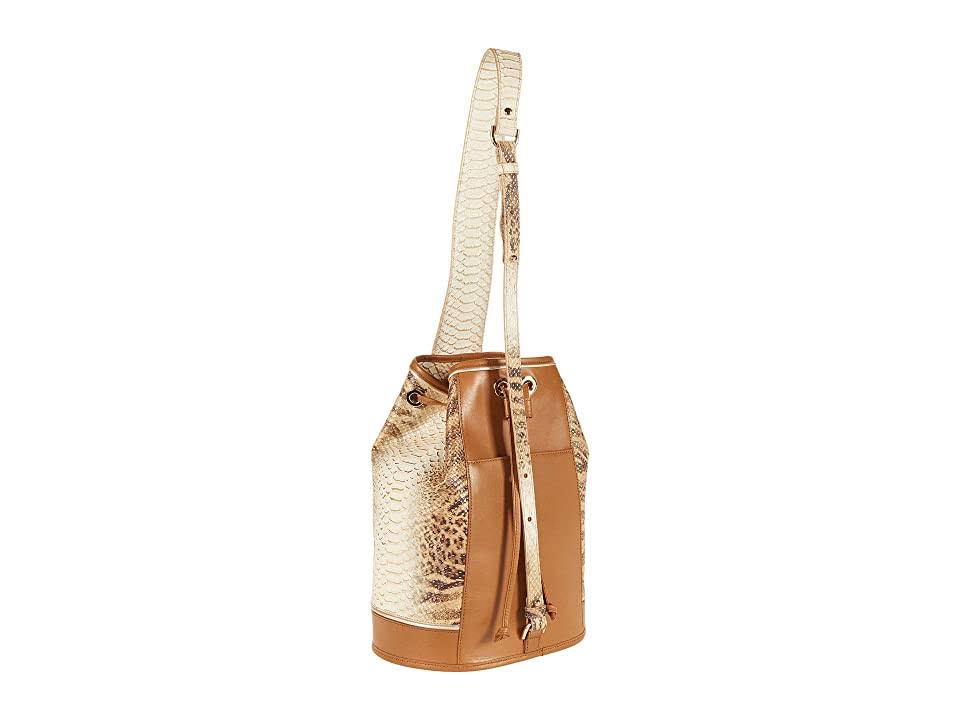 Brahmin Delancy Collection Allie Sling Backpack - Cappuccino