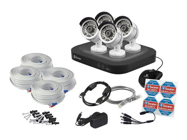 Swann SWDVK-847504-US - 8-Channel 1080p DVR with 4 Pro-t858 Cameras