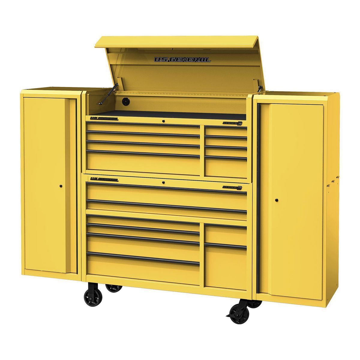 U.S. GENERAL 22 in. End Locker, Series 3, Blue