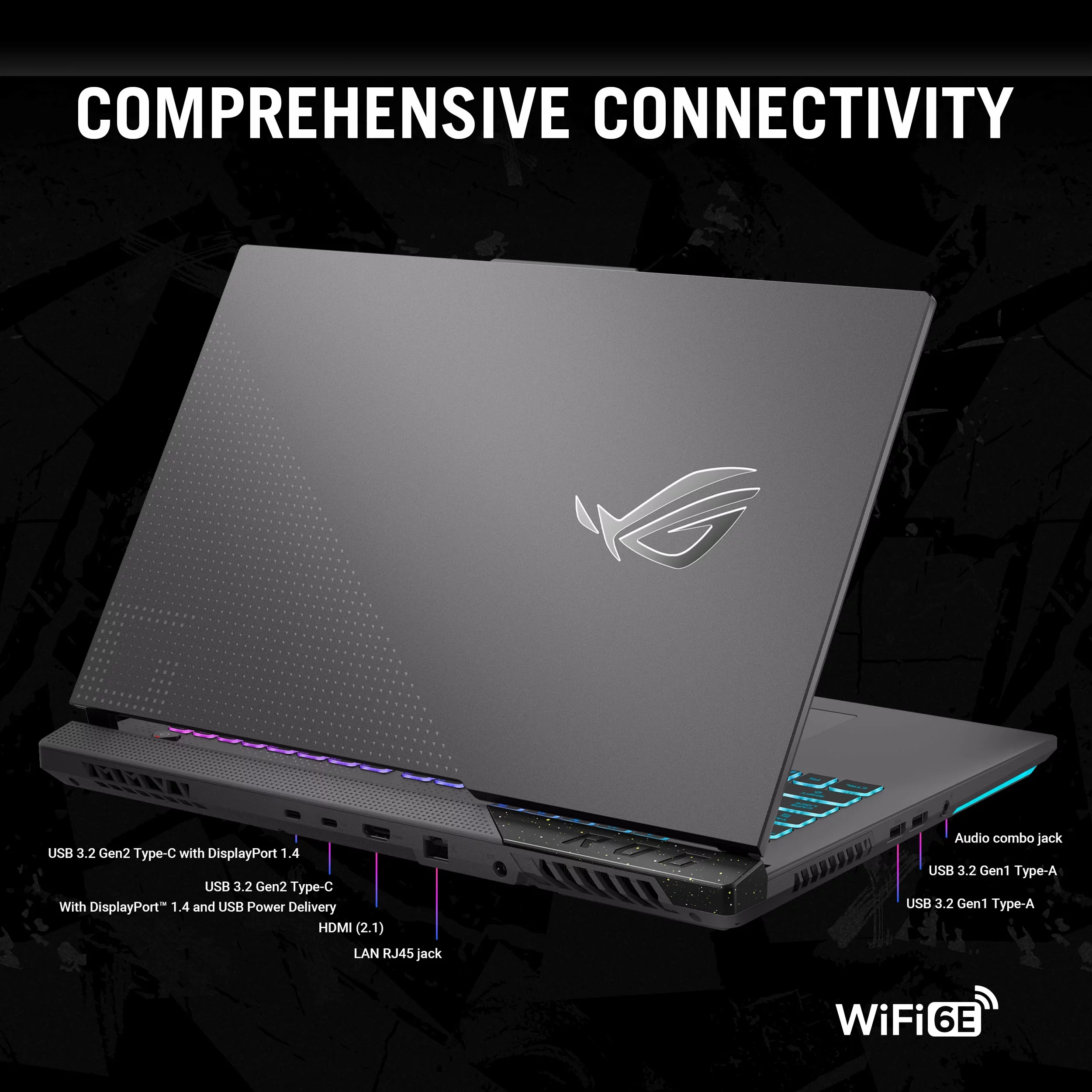 ASUS ROG Strix G17 (2023) 17.3” QHD 240Hz Gaming Laptop, Ryzen 9-7845HX, NVIDIA GeForce RTX 4060, 16GB DDR5 RAM, 1TB SSD, Windows 11, G713PV-WS94
