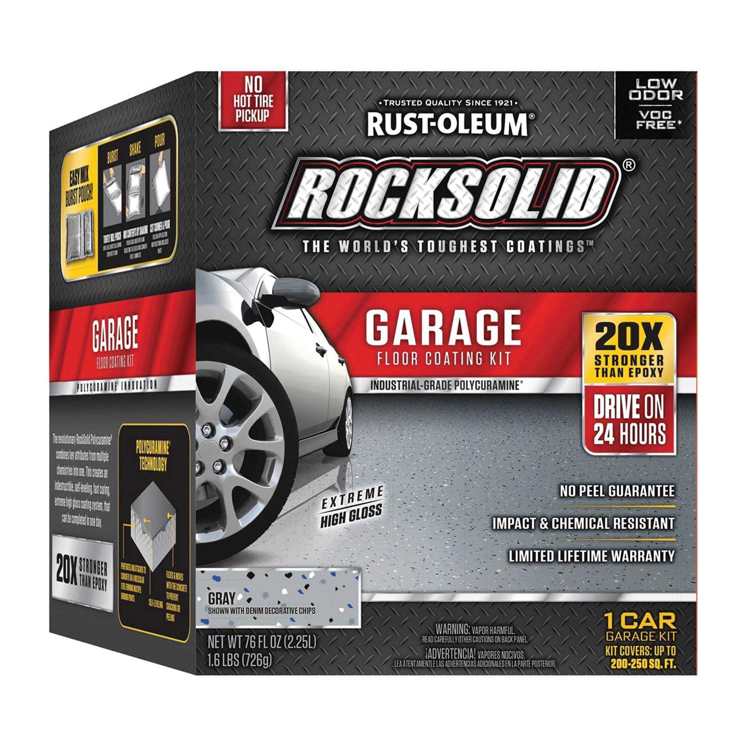 Rust-Oleum 60003 RockSolid Floor Coating Garage Gray Kit - Shop Hardware Tools Online Store