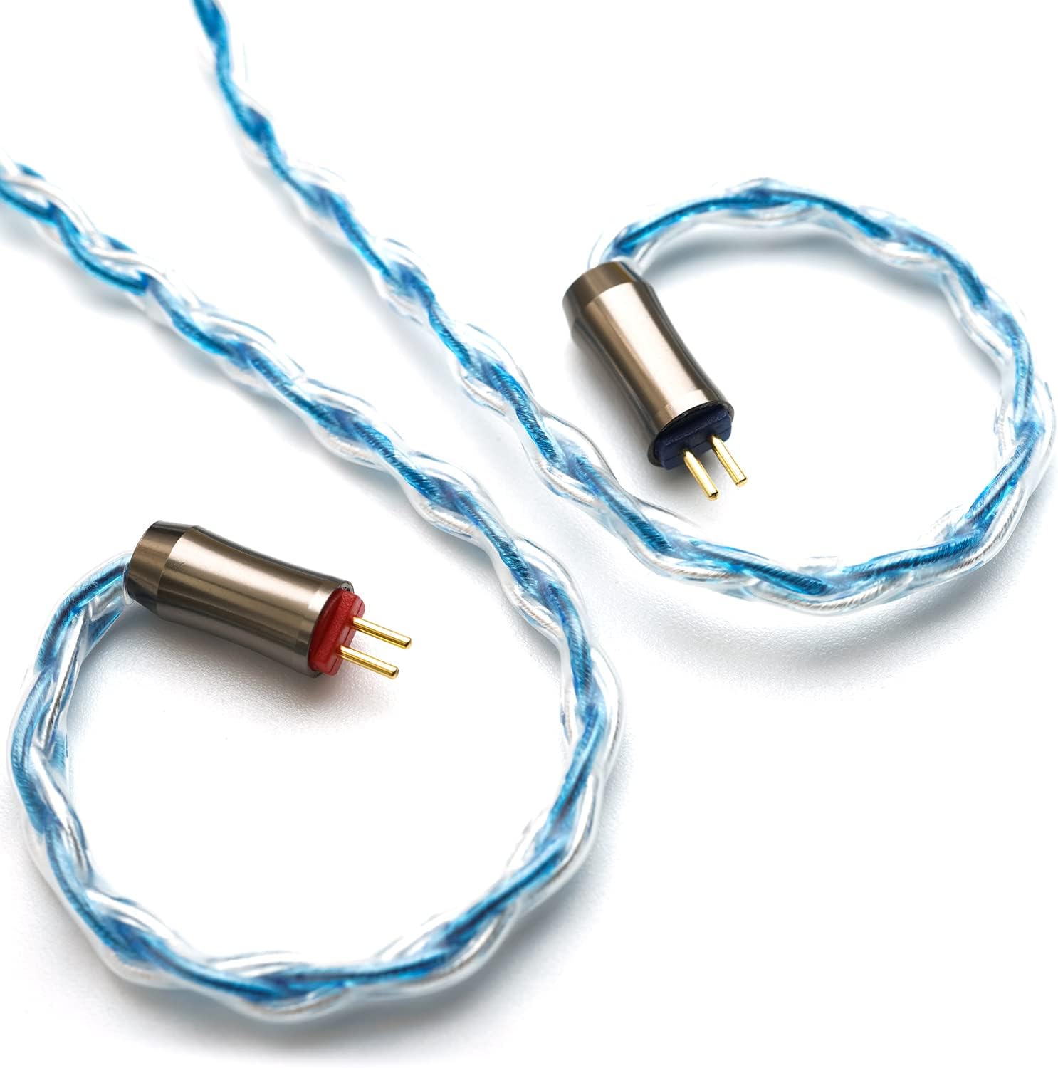 Kinera Ace Modular Upgrade Cable, OFC+OFC with Silver Plated 8 Core IEM Cable (0.78 2PIN)