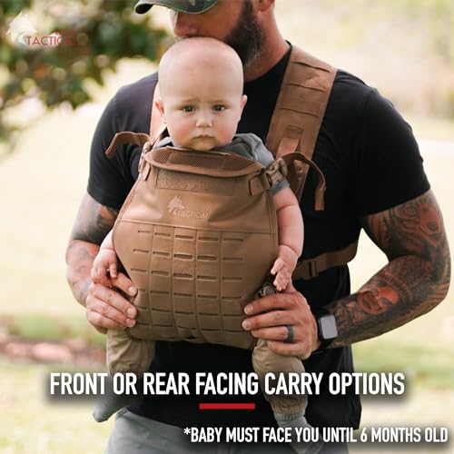 WOLF TACTICAL Toddler and Baby Carrier for Men - Dad Baby Carrier Military Mens Baby Carrier for Infants and Toddlers