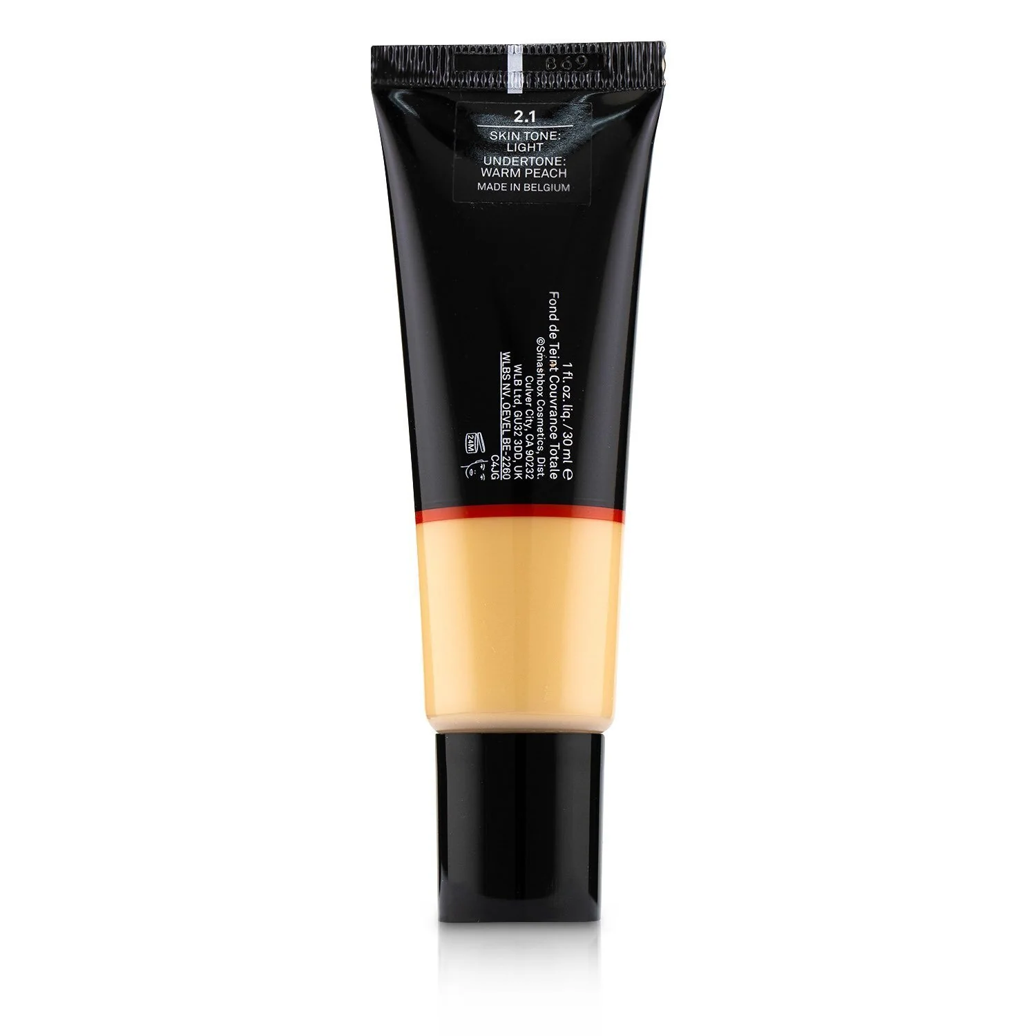 Smashbox Studio Skin Full Coverage 24 Hour Foundation - # 1 Fair With Cool Peach Undertone  30ml/1oz