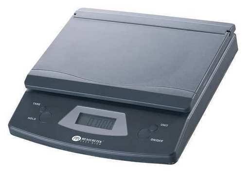 Measuretek 12R969 Digital Compact Bench Scale 25 lb./10kg Capacity