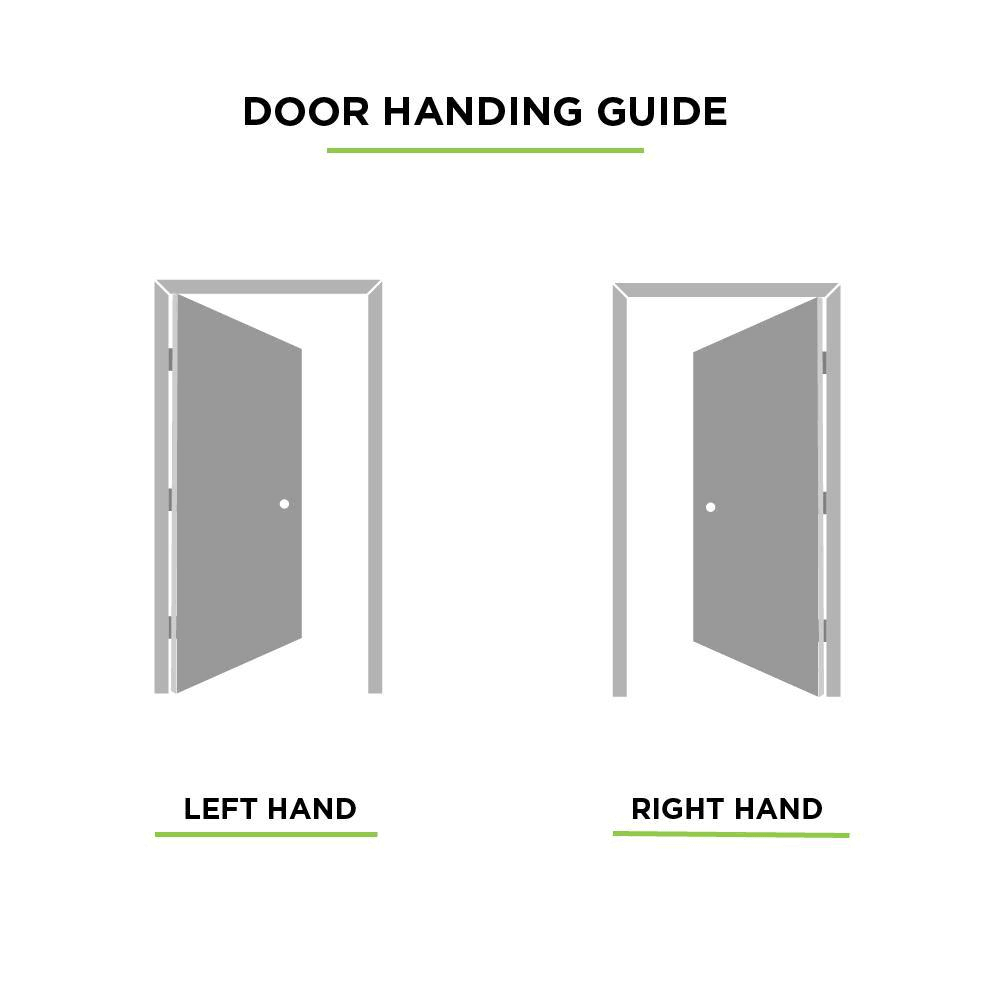 Masonite 30 in. x 80 in. Winslow 3-Panel Right-Handed Solid-Core Primed Composite Single Prehung Interior Door