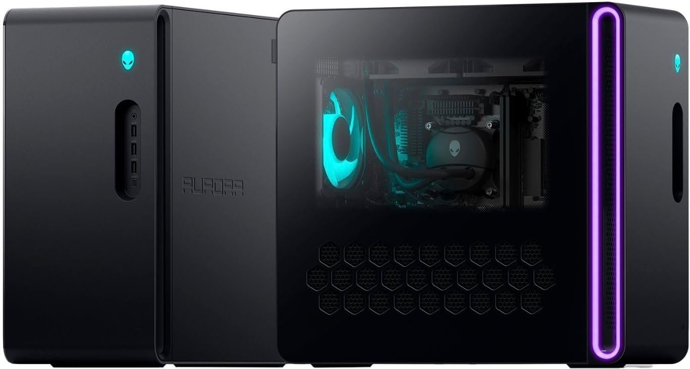 Alienware Aurora R16 Gaming Desktop PC - Intel Core i7-13700K 16-Core up to 5.40 GHz, 32GB RAM, 1TB NVMe SSD + 12TB HDD, GeForce RTX 4080 16GB GDDR6X, Windows 11 Pro, Liquid Cooling, Basalt Black