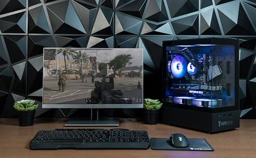 ViprTech Stryker 4.0 Liquid-Cooled PC - AMD Ryzen 7 (4.4GHz Turbo), RTX 4060 8GB, 32GB DDR4 3200, 1TB NVMe SSD, 700W PSU, WiFi BT, Win 11 Pro, RGB, Gaming Desktop Computer Prebuilt, White