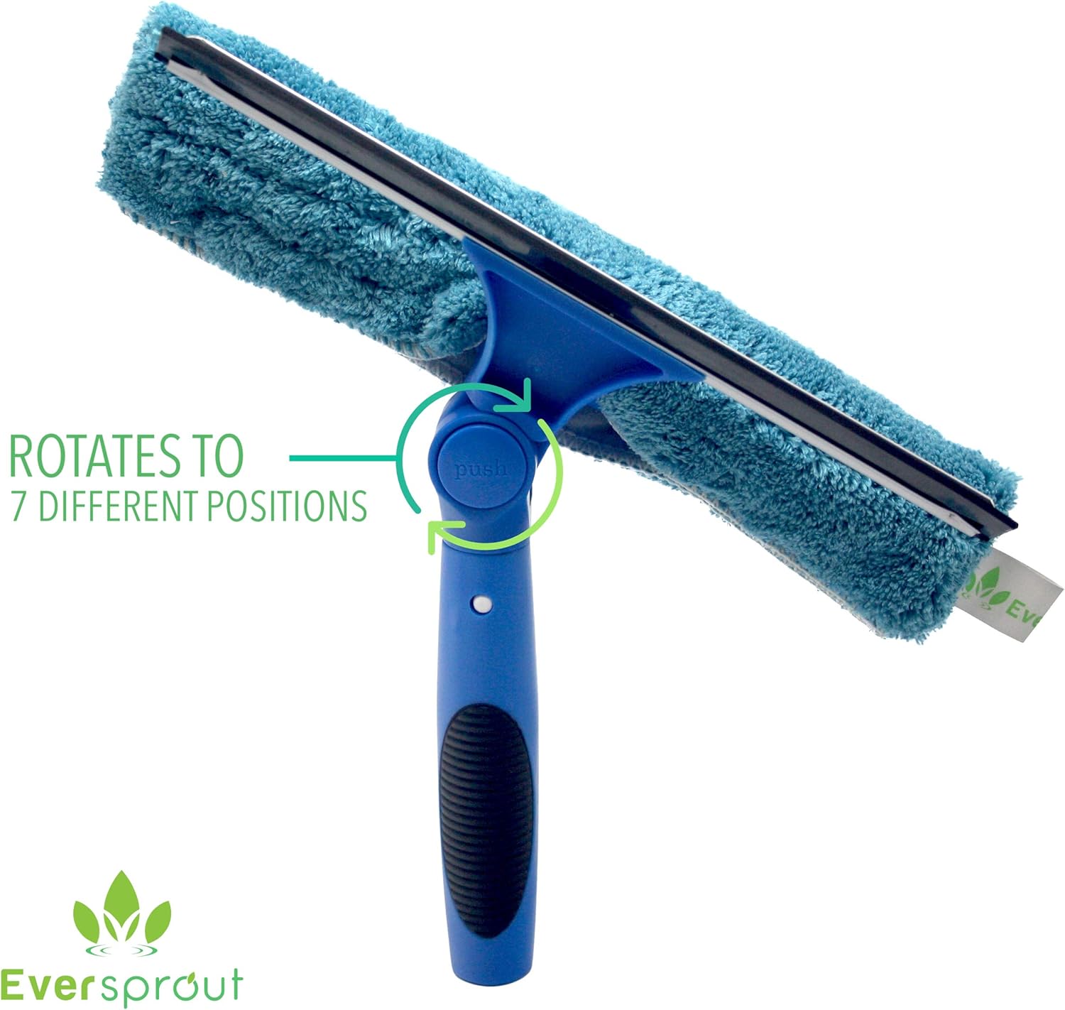 EVERSPROUT 7-to-20 Foot Extension Pole Total Kit (25+ Ft Reach) | Telescopic Pole, Scrub Brush, Light Bulb Changer, Hook, Swivel Squeegee, 3x Microfiber Dusters (Cobweb, Flexible Ceiling Fan, Feather)