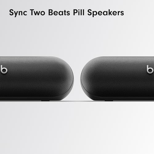 Beats Pill - Portable Bluetooth Speaker- Up to 24H Battery Life, Water Resistant, Bluetooth, Apple & Android Compatible, Seriously Loud Sound for Home, Outdoor and Travel- Champagne Gold