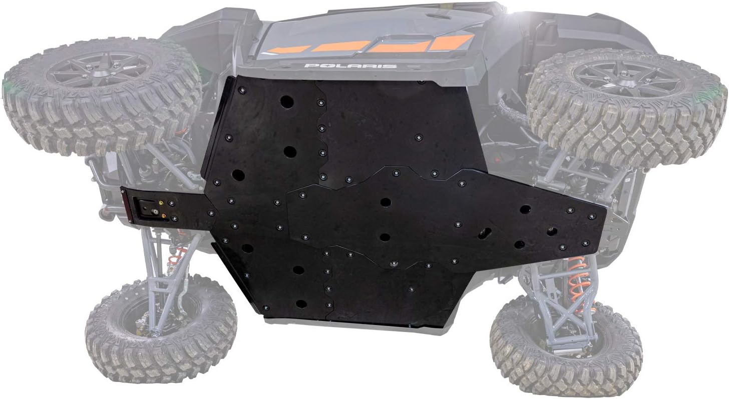 SuperATV 1/2 Thick UHMW Skid Plate for 2020+ Polaris General XP | Fully protect your machine's undercarriage! | Made in the USA
