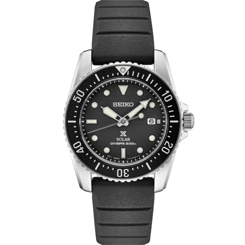 SEIKO Automatic Solar Dive Watch for Men - Prospex Collection - LumiBrite Hands, Sapphire Crystal - Water Resistant 200M