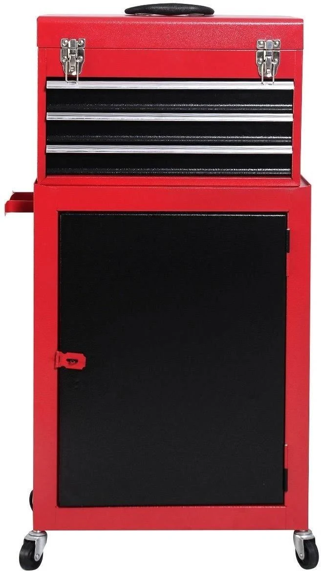 Giantex 2pc Mini Tool Chest u0026 Cabinet Storage Box Rolling Garage Toolbox Organizer TL30208