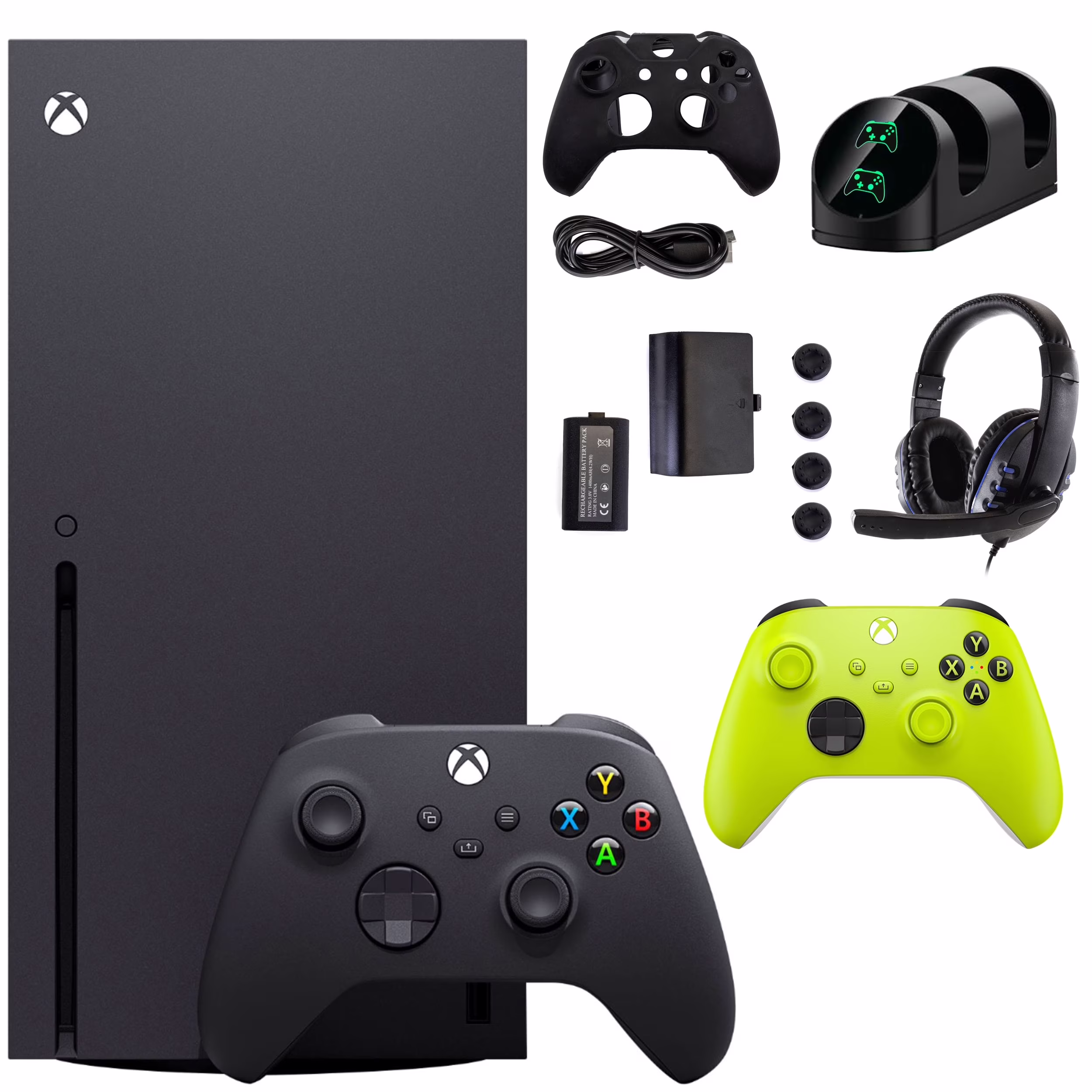 Microsoft Xbox Series X 1TB Console with Extra Controller and 10-in-1 Accessories Kit