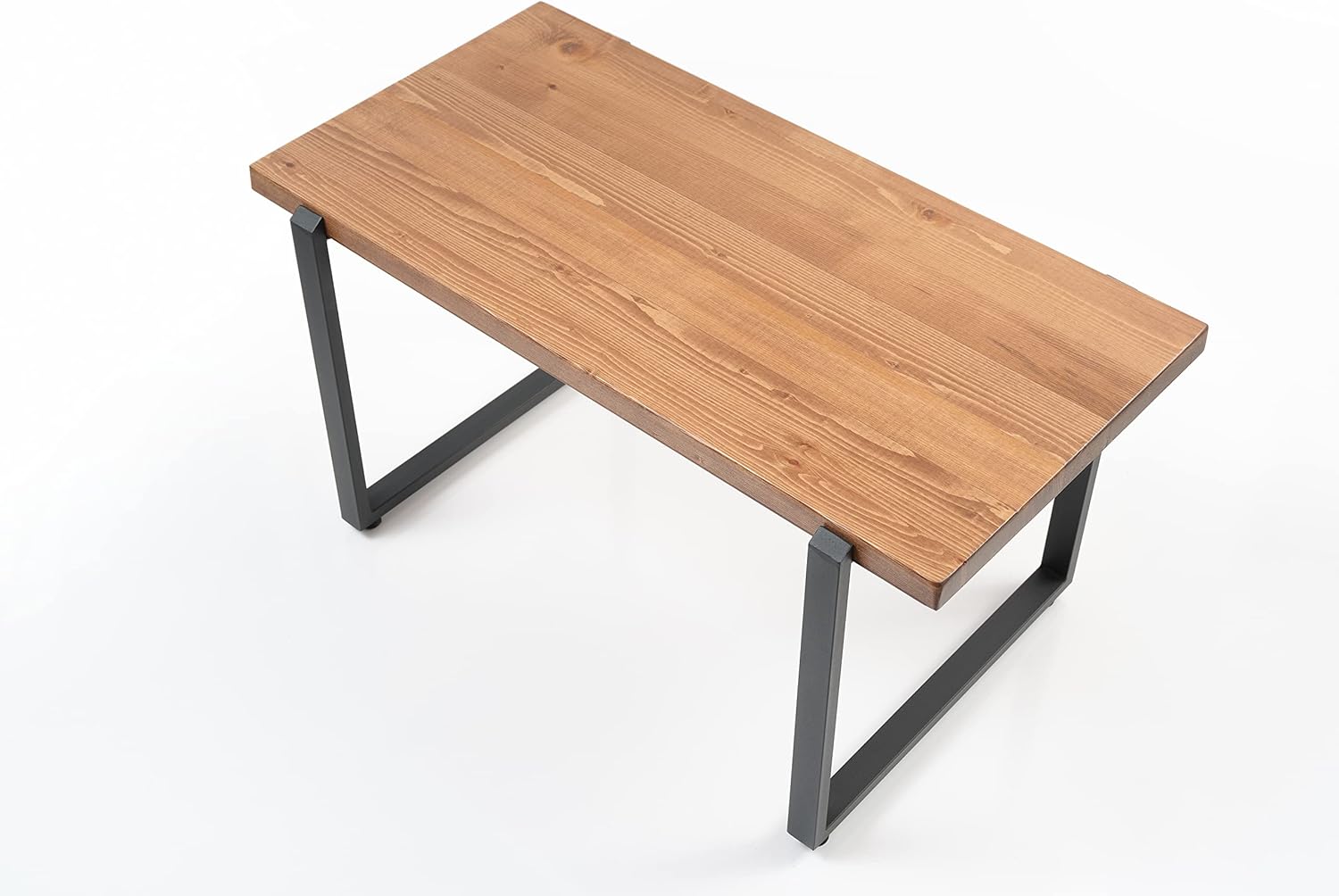 Furnish Home Store Paris 39'' Live Edge Solid Wood Rustic Coffee Cokctail Table for Living Rooms