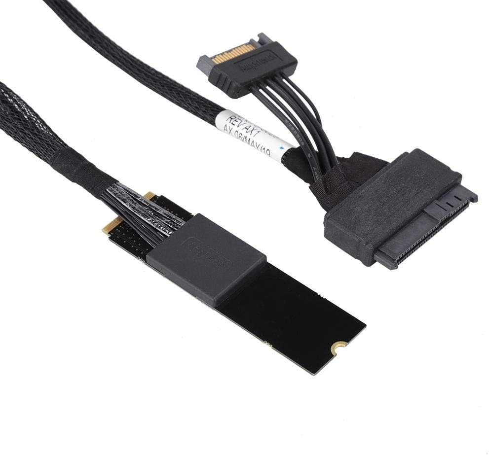 Connecting Cable to NVMe SSD Drives U.2 to M.2 Cable SF-8639 Connecting Cable for 750 P4610 983, 2.5 Inch NVMe U.2 Solid State Drive SF8639 Interface to M.2 line