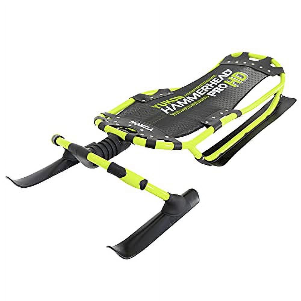 Yukon Charlie's Hammerhead Pro HD Sled | Single Rider, Speed and Steering Control, 52-inch x 22-inch