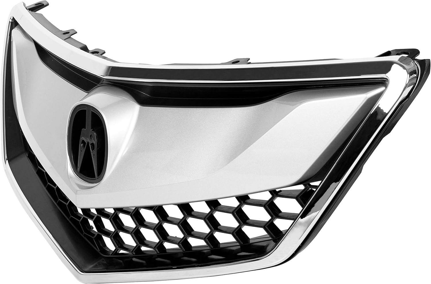 HECASA Front Grille Compatible With 2016-2018 Acura RDX Front Bumper Mesh Grille Cover Trim Replacement for AC1200128 71121TX4A51