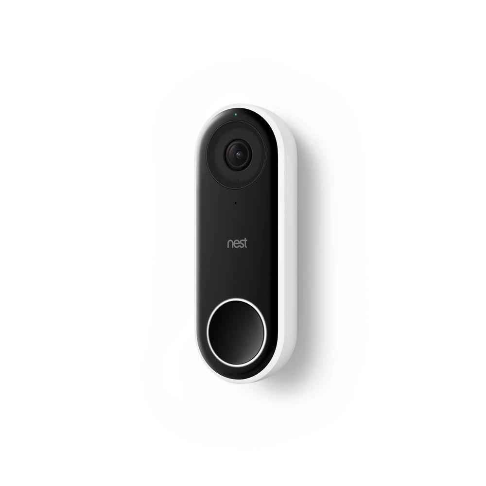 Google Nest Hello Video Doorbell and Nest x Yale Lock in Polished Brass with Nest Connect