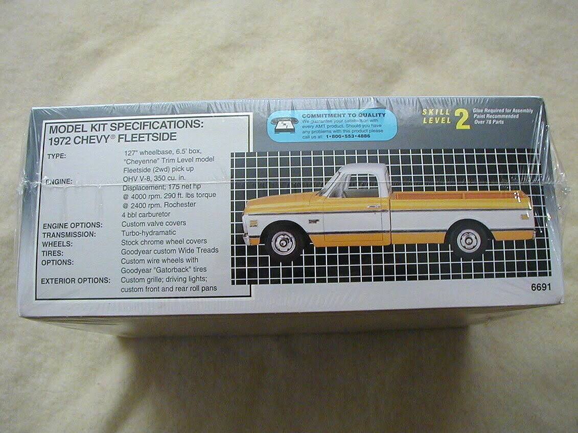 Factory Sealed 1972 Chevrolet Fleetside Truck #6691 by AMT/ERTL